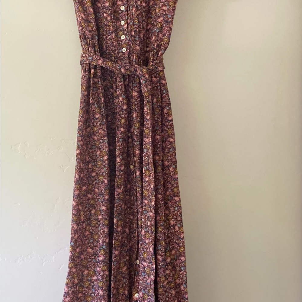 Doen Floral Marfa Maxi dress medium EUC